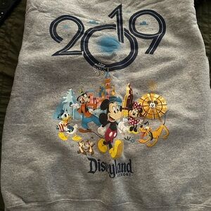Disney Parks Gray and Blue Sweatshirt